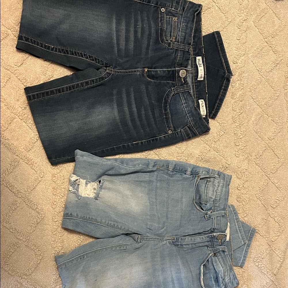 Mudd Women's Jeans in Dark and Light Blue